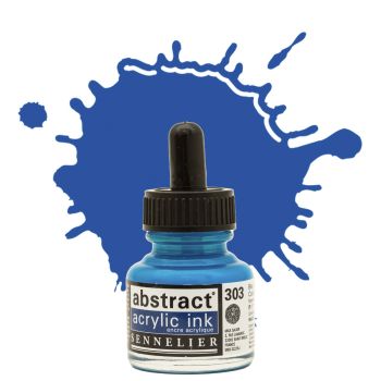 Sennelier Abstract Acrylic Ink 30ml Cobalt Blue Hue