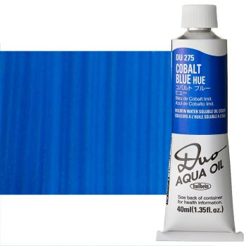 Holbein Duo Aqua Water-Soluble Oil Color 40 ml Tube - Cobalt Blue Hue