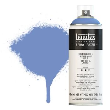 Liquitex Professional Spray Paint 400ml Can - Cobalt Blue Hue 5