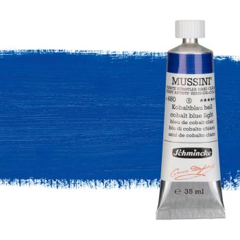 Schmincke Mussini Oil Color 35ml Tube - Cobalt Blue Light