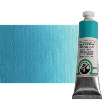 Old Holland Classic Oil Color 40 ml Tube - Cobalt Blue Turquoise Light