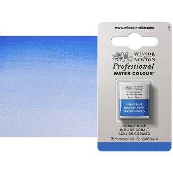 Winsor & Newton Professional Watercolor Half Pan - Cobalt Blue