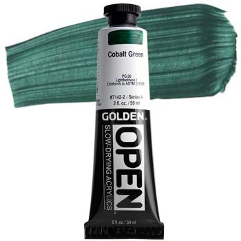 GOLDEN Open Acrylic Paints Colbalt Green 2 oz