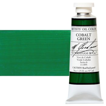 M Graham Oil Color 1.25Oz/37Ml Cobalt Green