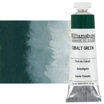 Williamsburg Handmade Oil Paint - Cobalt Green, 37ml Tube