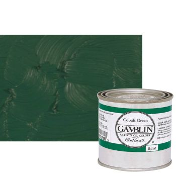 Gamblin Artist's Oil Color 8 oz Can - Cobalt Green