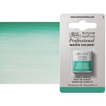 Winsor & Newton Professional Watercolor Half Pan - Cobalt Green
