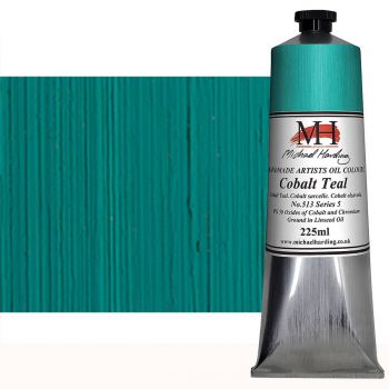 Michael Harding Handmade Artists Oil Color 225ml - Cobalt Teal