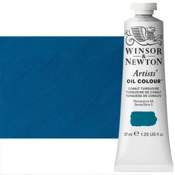 Winsor & Newton Artists' Oil Color 37 ml Tube - Cobalt Turquoise