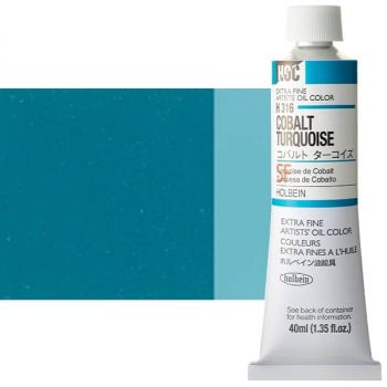 Holbein Extra-Fine Artists' Oil Color 40 ml Tube - Cobalt Turquoise