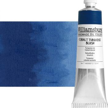 Williamsburg Handmade Oil Paint - Cobalt Turquoise Bluish, 150ml Tube