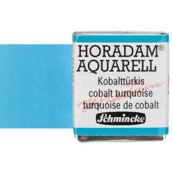Schmincke Horadam Half-Pan Watercolor Cobalt Turquoise