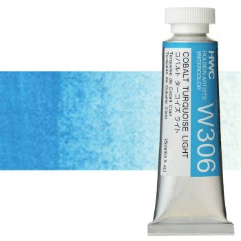 Holbein Artists' Watercolor - Cobalt Turquoise Light, 15ml