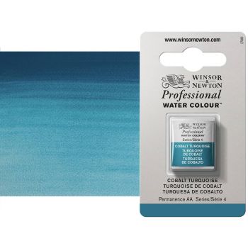 Winsor & Newton Professional Watercolor Half Pan - Cobalt Turquoise