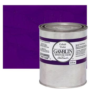 Gamblin Artist's Oil Color 16 oz Can - Cobalt Violet