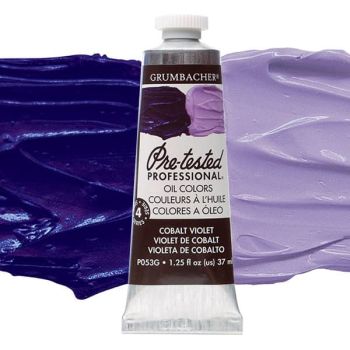 Grumbacher Pre-Tested Oil Paint 37 ml Tube - Cobalt Violet Hue