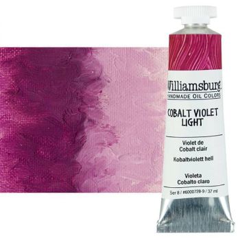 Williamsburg Handmade Oil Paint - Cobalt Violet Light, 37ml Tube