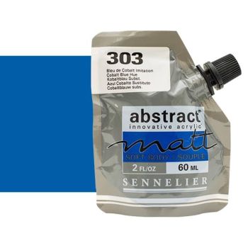 Sennelier Abstract Matt Soft Body Acrylic Cobalt Blue Hue 60ml