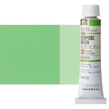 Holbein Extra-Fine Artists' Oil Color 20 ml Tube - Compose Green