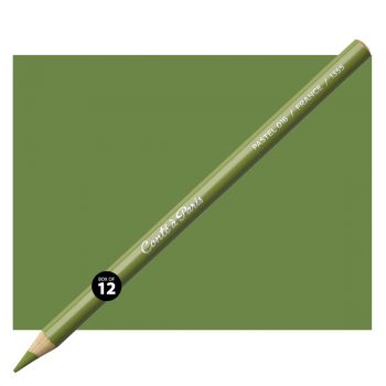 Conté Pastel Pencil Set of 12 - Olive Green