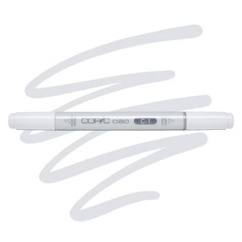 COPIC Ciao Marker C1 - Cool Gray 1