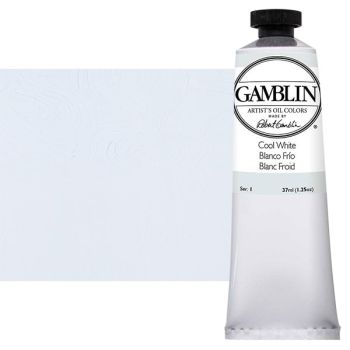 Gamblin Artists Oil - Cool White, 37ml Tube