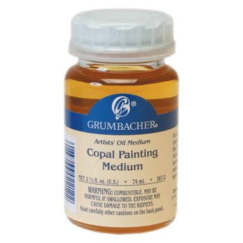Grumbacher Pre-Tested Copal Painting Medium 2.5 oz Bottle