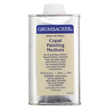 Grumbacher Pre-Tested Copal Painting Medium 8 oz Bottle