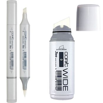 Copic Empty Markers  -Sketch and Wide