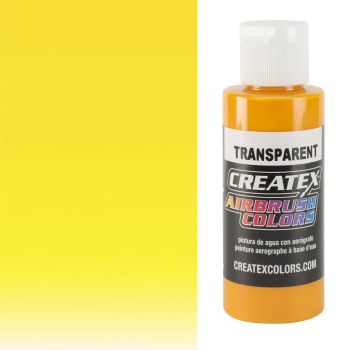 Createx Airbrush Colors 2oz Transparent Canary Yellow