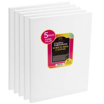 Creative Inspirations 4x6" Stretched Canvas 5/8in Deep 5-Pack