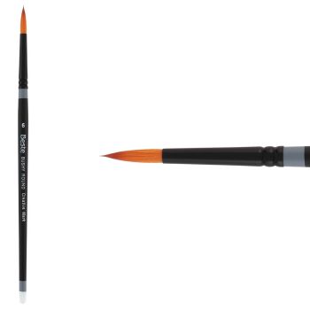 Beste Golden Taklon Bushy Round Brush Size 6