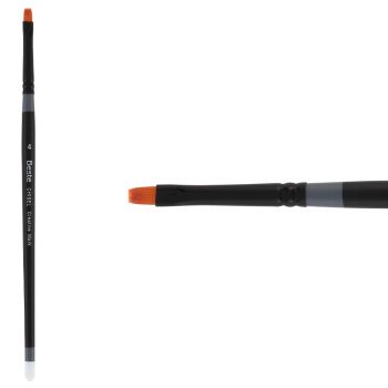Beste Golden Taklon Chisel Brush Size #4 
