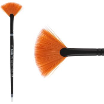 Beste Golden Taklon Fan Blender Brush Size #6