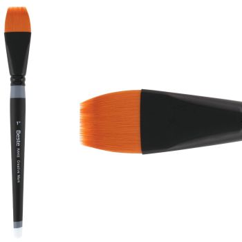 Beste Golden Taklon Rake Brush Size 1"