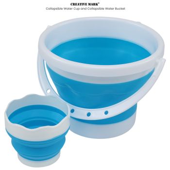 Creative Mark Collapsible Water Cup and Bucket