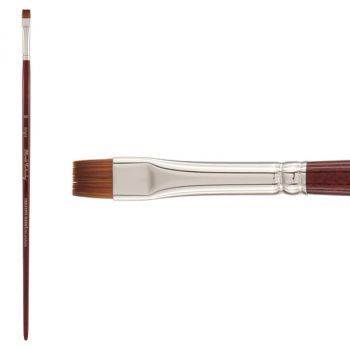 Mimik Kolinsky Synthetic Sable Long Handle Brush, Bright Size #10
