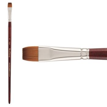 Mimik Kolinsky Synthetic Sable Long Handle Brush, Bright Size #16