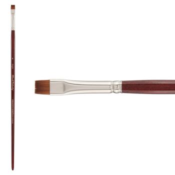 Mimik Kolinsky Synthetic Sable Long Handle Brush, Bright Size #6
