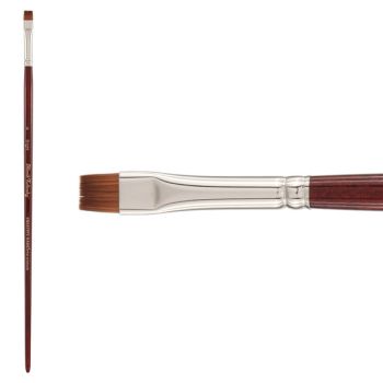 Mimik Kolinsky Synthetic Sable Long Handle Brush, Bright Size #8