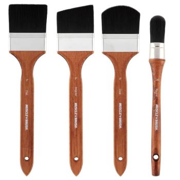 Creative Mark Muscle Brush Long Handle 3 in and 30 mm set of 4