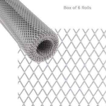 Creative Mark Rough Aluminum Wire Mesh Roll Box of 6