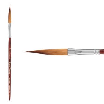 Mimik Synthetic Kolinsky Brush Short Handle 1/4in Sword Liner
