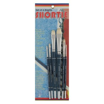 Creative Mark Shortie Bristle Bright Brush (Set of 6)