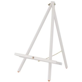 Table Top Display Easel White Wood-Thrifty Creative Mark