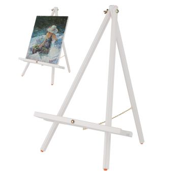 Table Top Display Easel White Wood-Thrifty Creative Mark