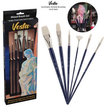 Creative Mark Vesta Synthetic Bristle Brushes and Sets