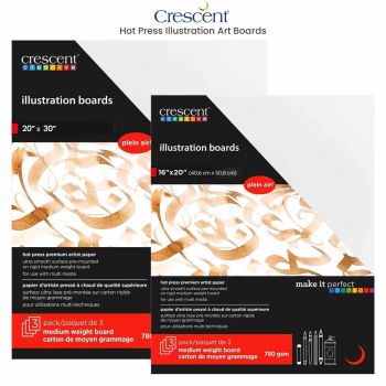 Crescent Hot Pressed Illustration Art Boards