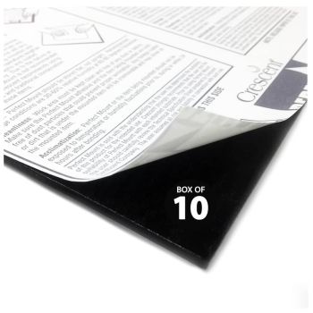 Black Perfect Mount® Board 32x40 in Single Thick Self-Adhesive Box of 10 