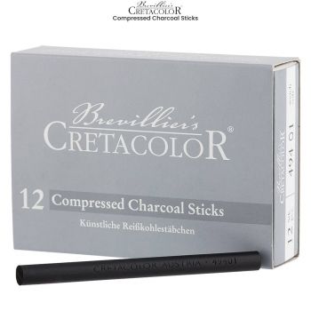 Compressed Charcoal Soft Sticks Soft, Box 12, 49401